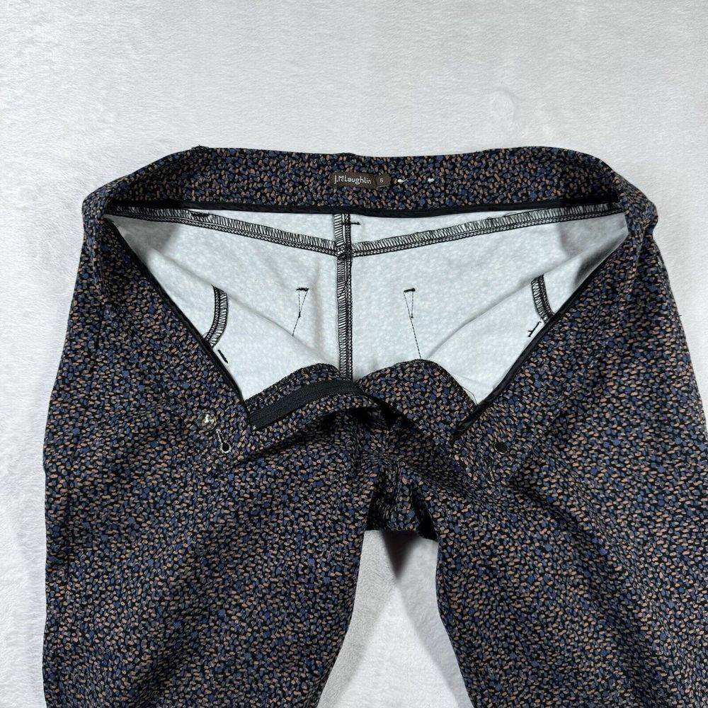 J. McLaughlin Stretch Leggings Pants Size 8 Flat Front‎ All Over Print - Picture 7 of 16